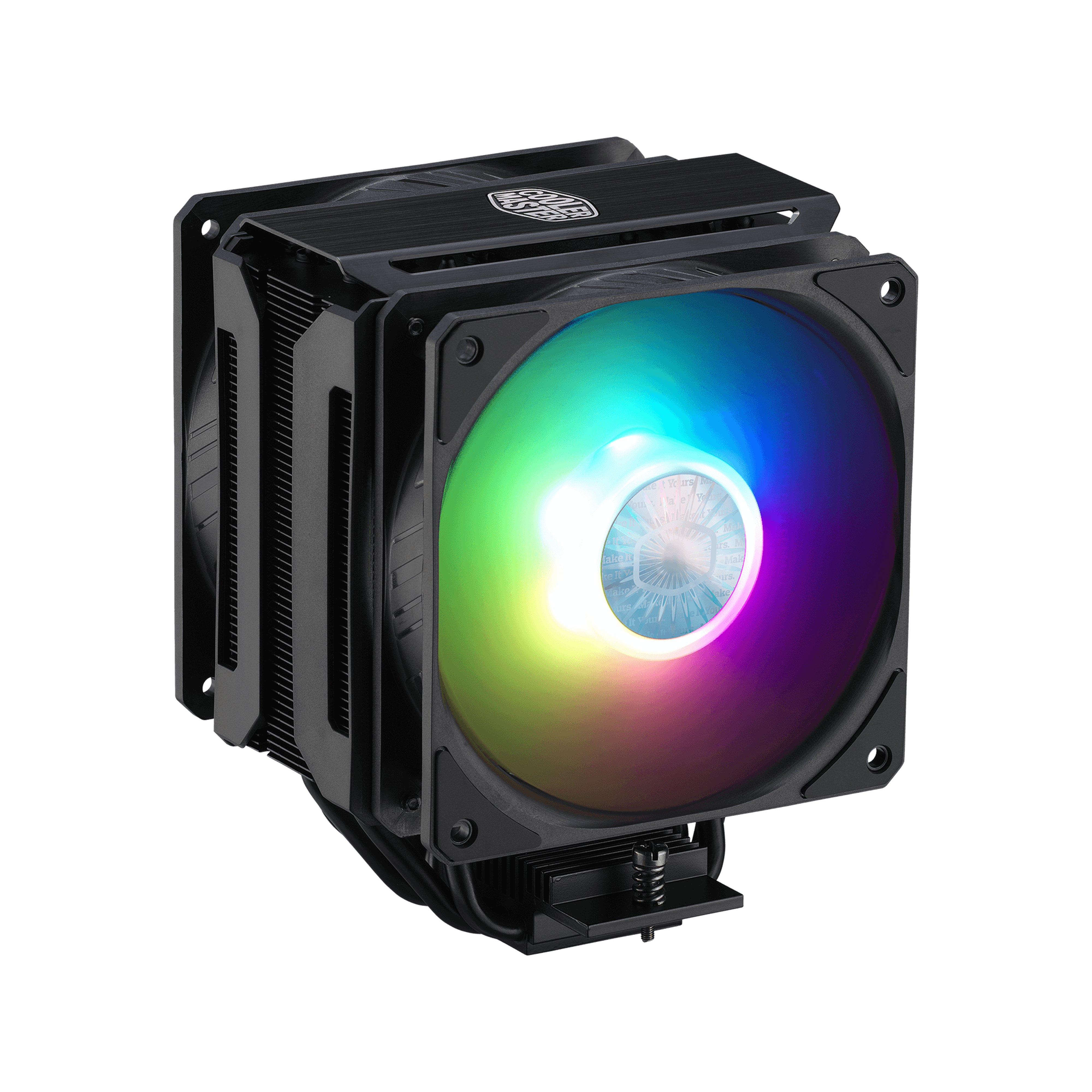 Disipador map-t6ps-218pa-r1 cpu cooler master masterair ma612 stealth argb - 120mm, 650-1800rpm, negro