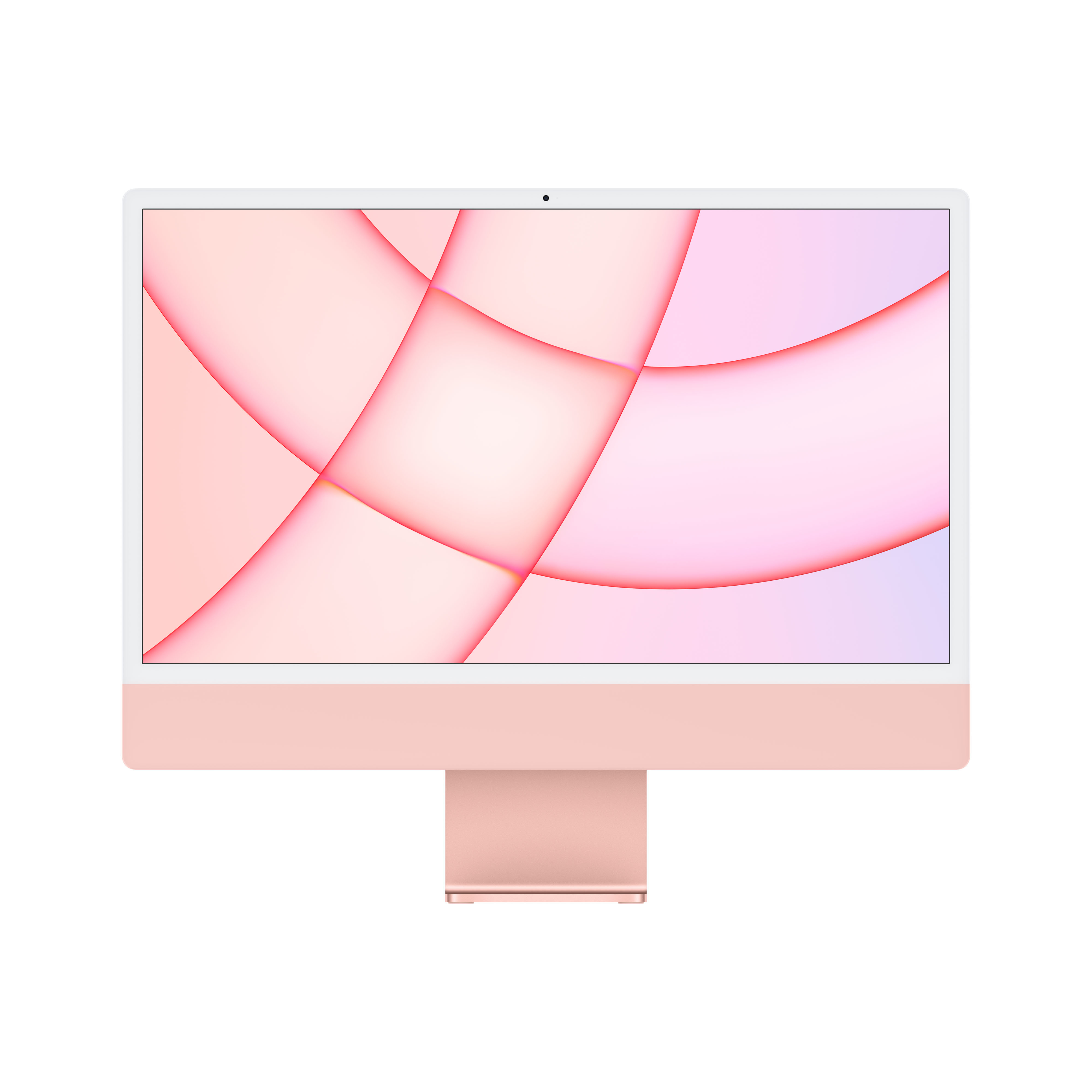 Imac 24 retina 4.5k m1 chip with 8‑core cpu and 8‑core gpu - 256gb, 8gb  -rosa  mgpm3e/a