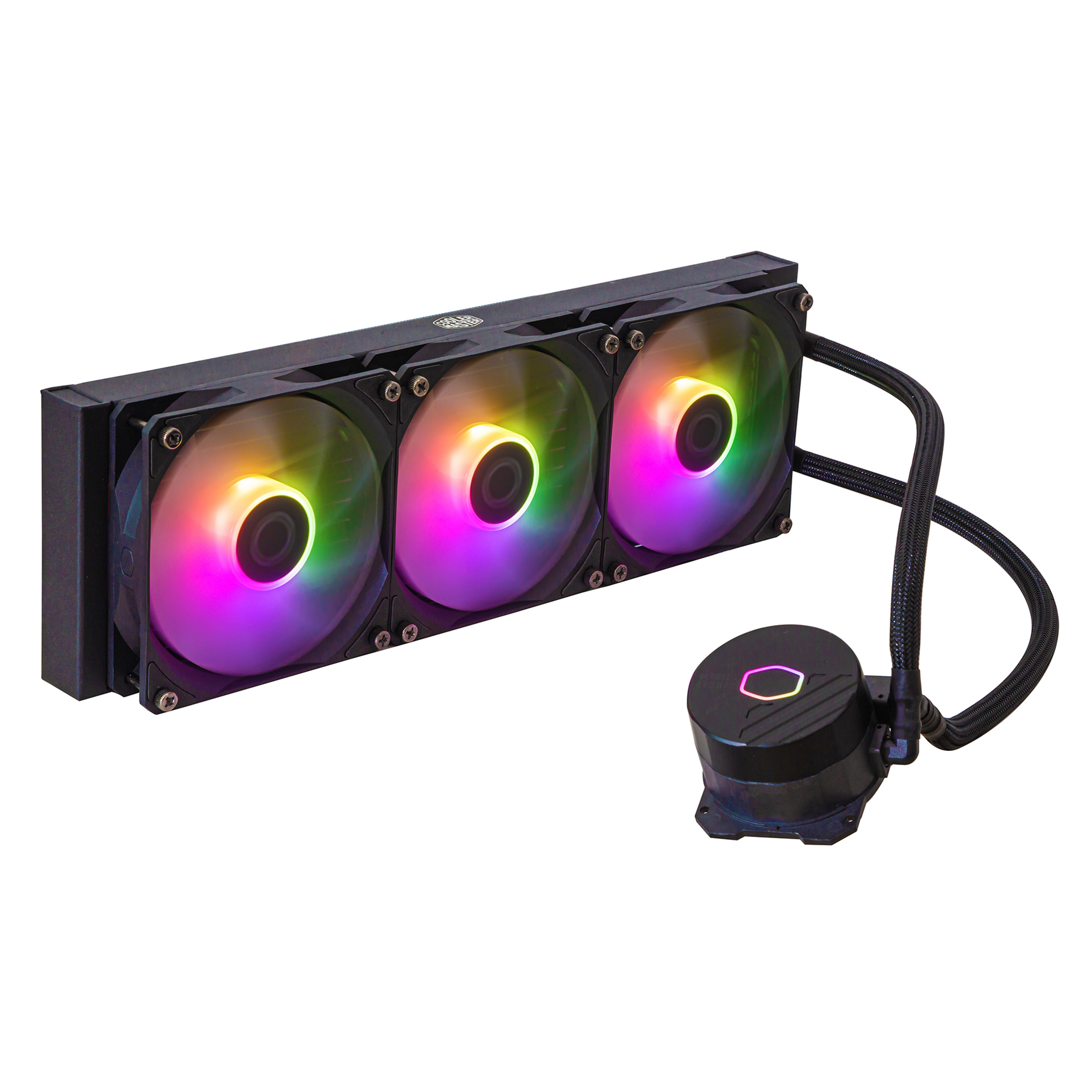 Enfriamiento cooler mlw-d36m-a18pz-r1 masterliquid 360l core argb enfriamiento líquido para cpu - 3 ventiladores 120 mm