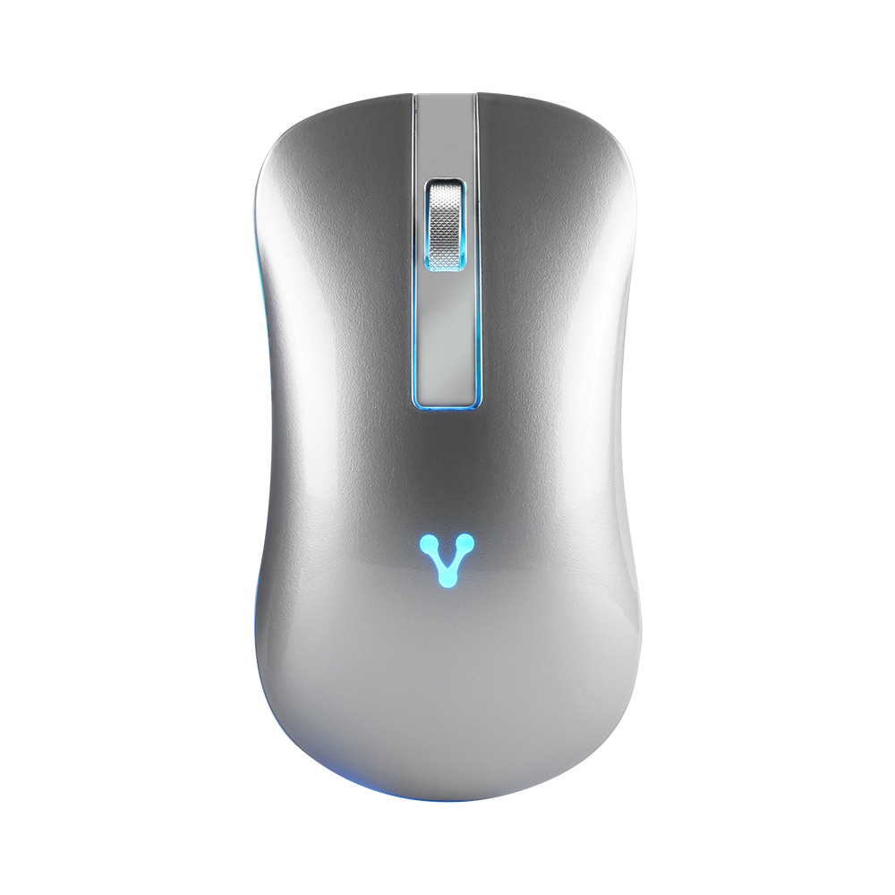 Mouse vorago mo-305-sl slim led rgb inalambrico recargable