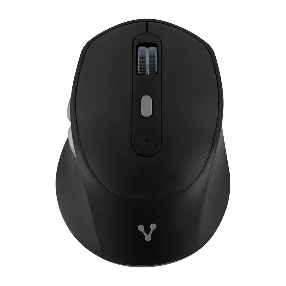 Mouse vorago mo-450 inalambrico y bluetooth recargable tipo c negro