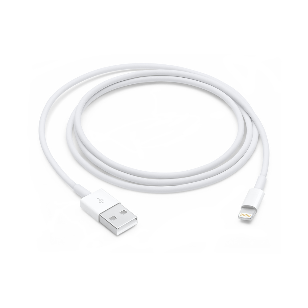 Cable lightning a usb 1 m apple mxly2am/a - blanco