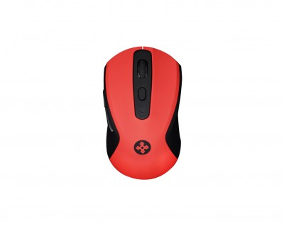 Mouse inalámbrico rojo na-0116r naceb technology