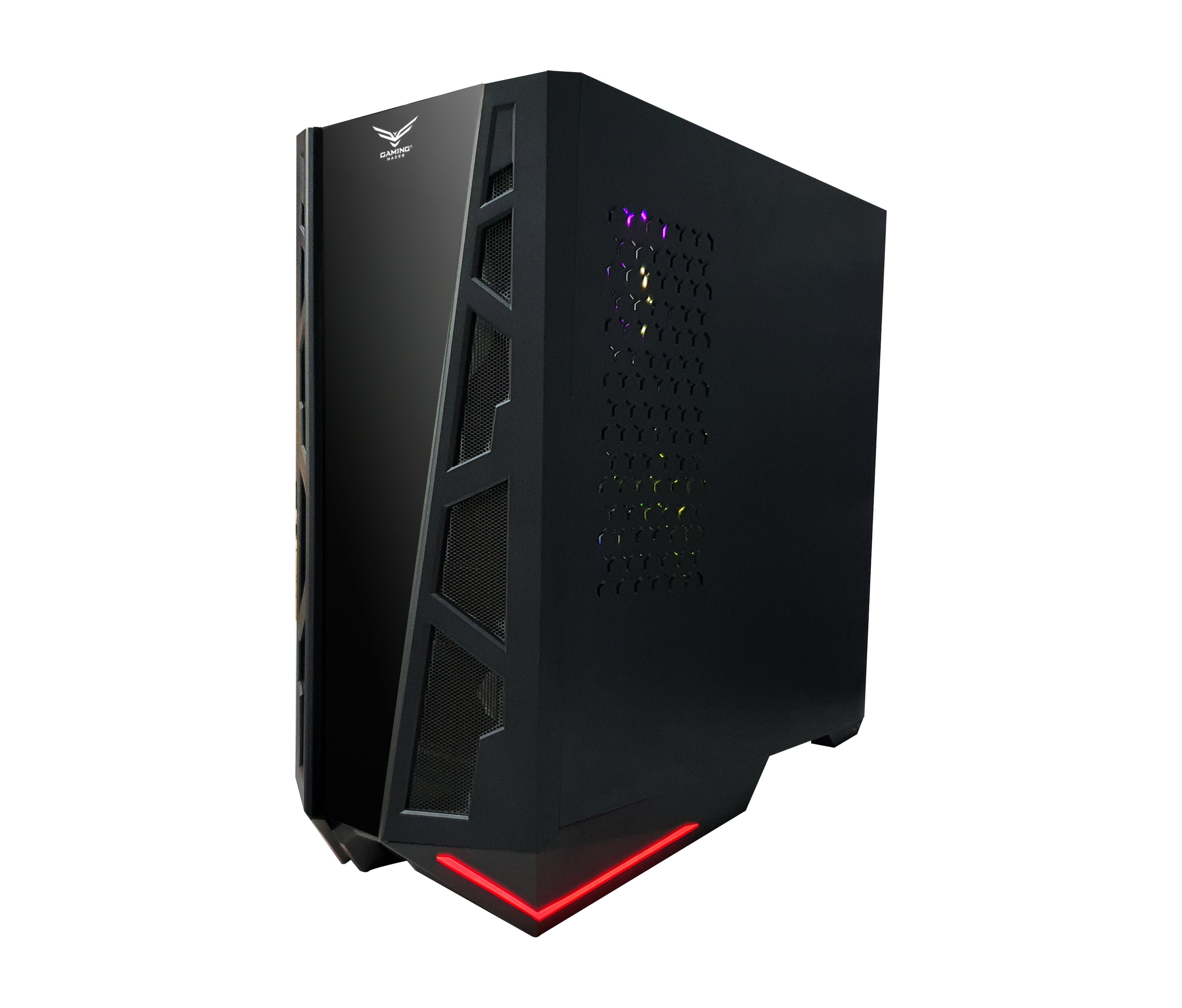 Gabinete gaming colosus  naceb technology na-0610 - gabinete, negro