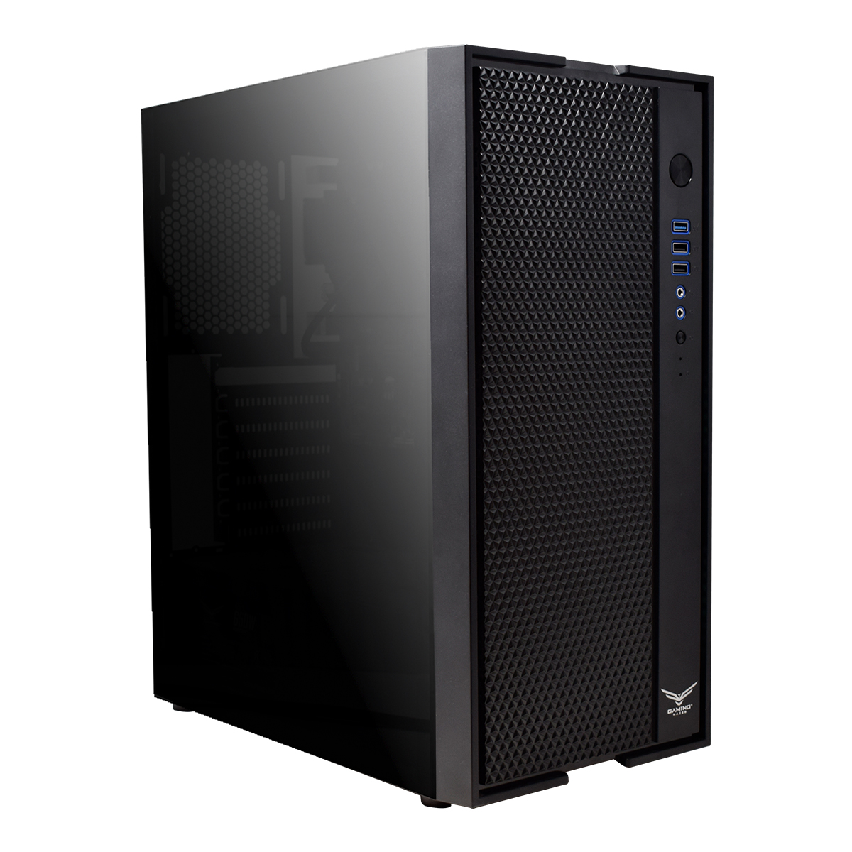 Gabinete gaming naceb technology na-0611 - gabinete, negro