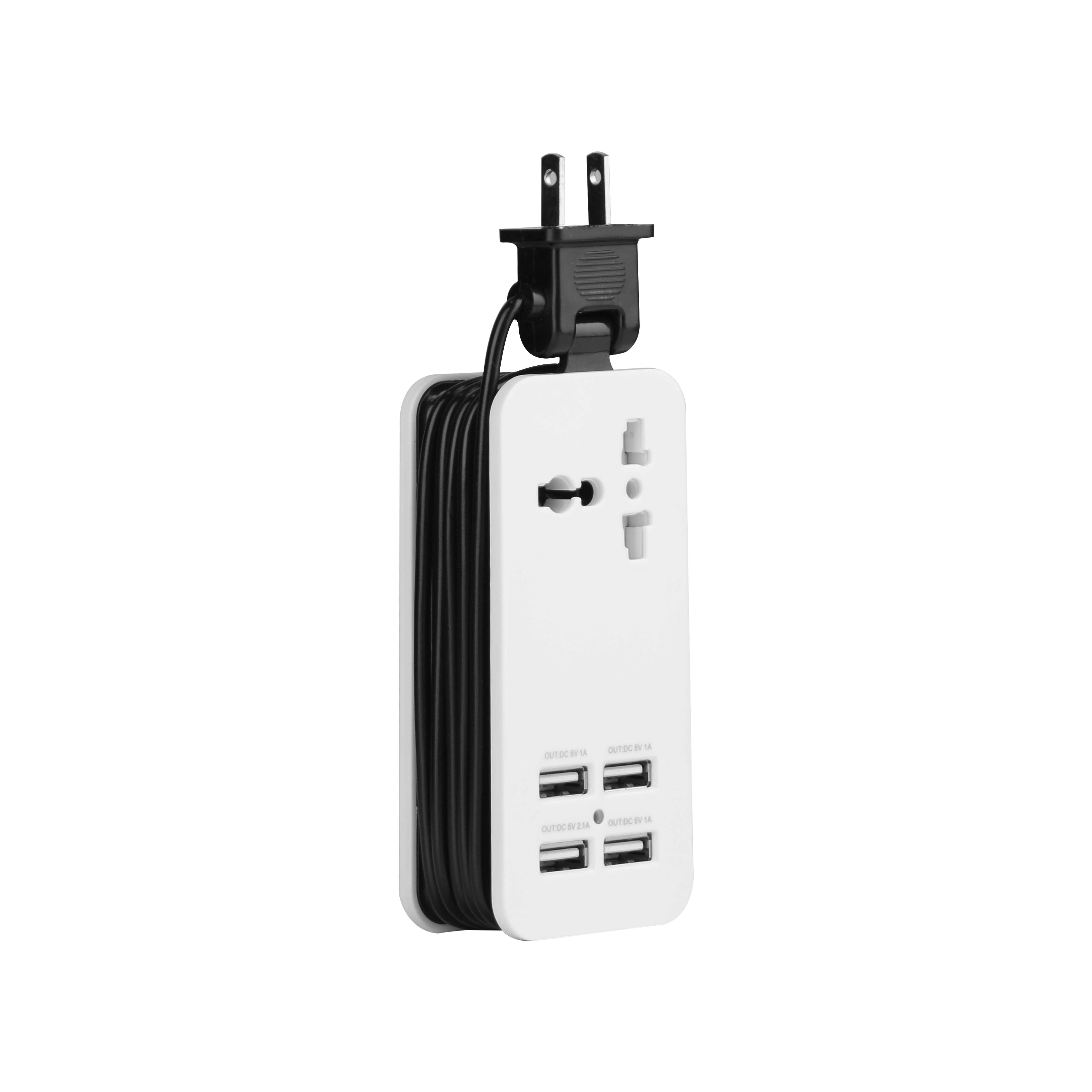 Adaptador de contacto naceb technology na-0705 - usb, blanco