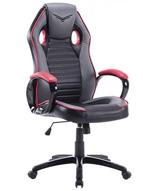 Silla gaming naceb technology juggernaut - gamer, negro/rojo, piel sintética