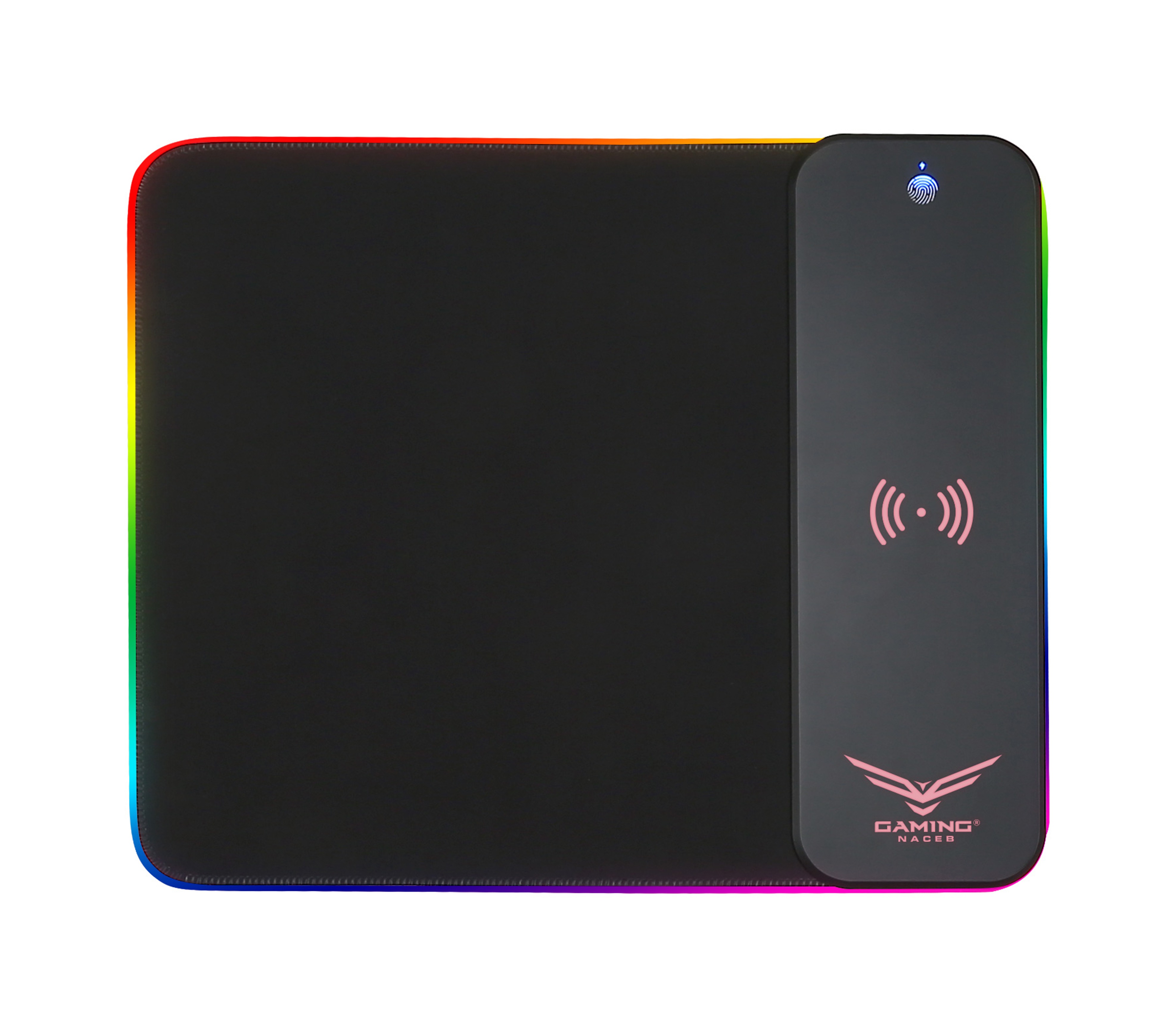 Mouse pad gaming naceb technology na-0926 - negro, tela