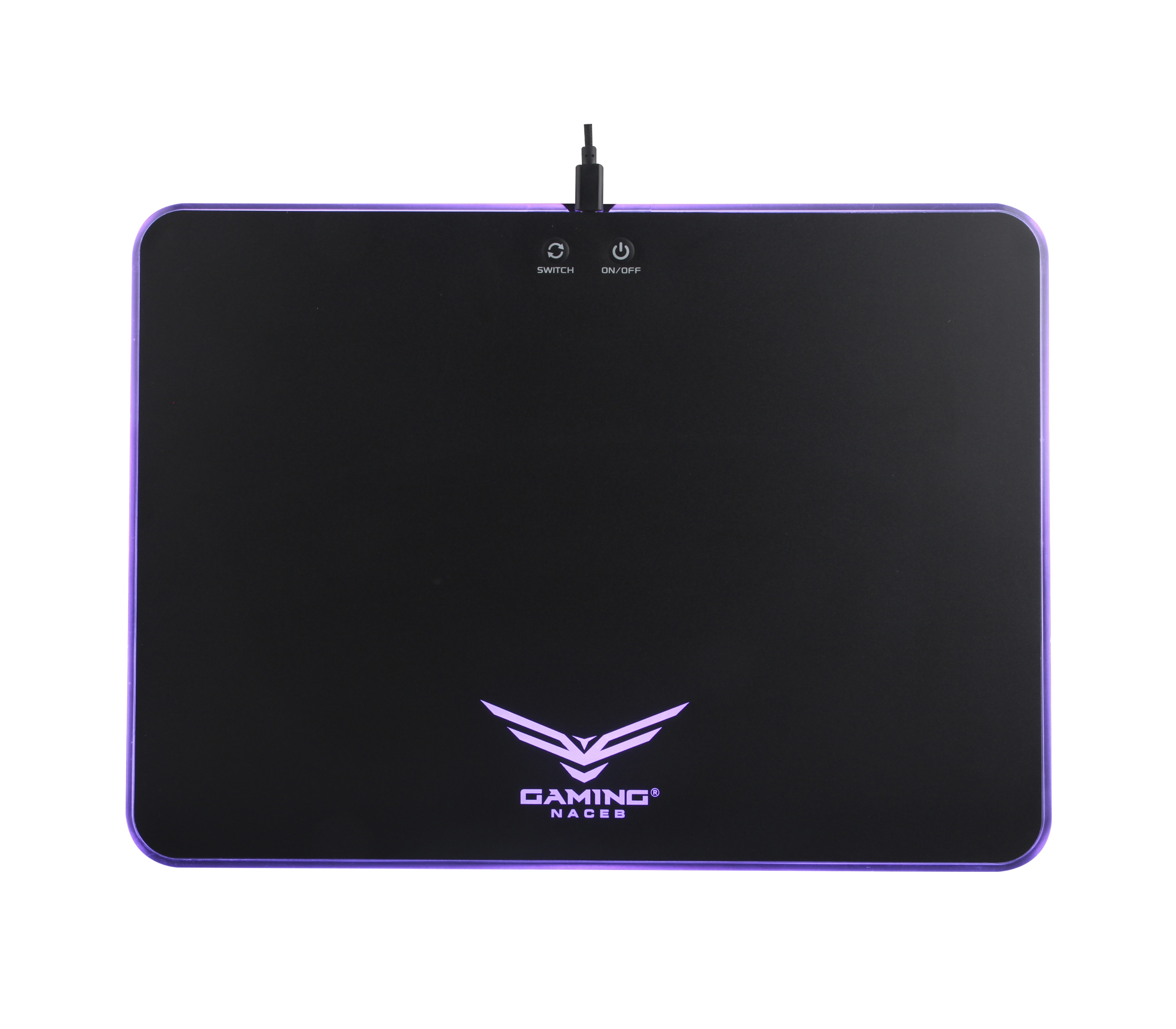 Mouse pad gaming naceb technology na-0927 - negro, pvc