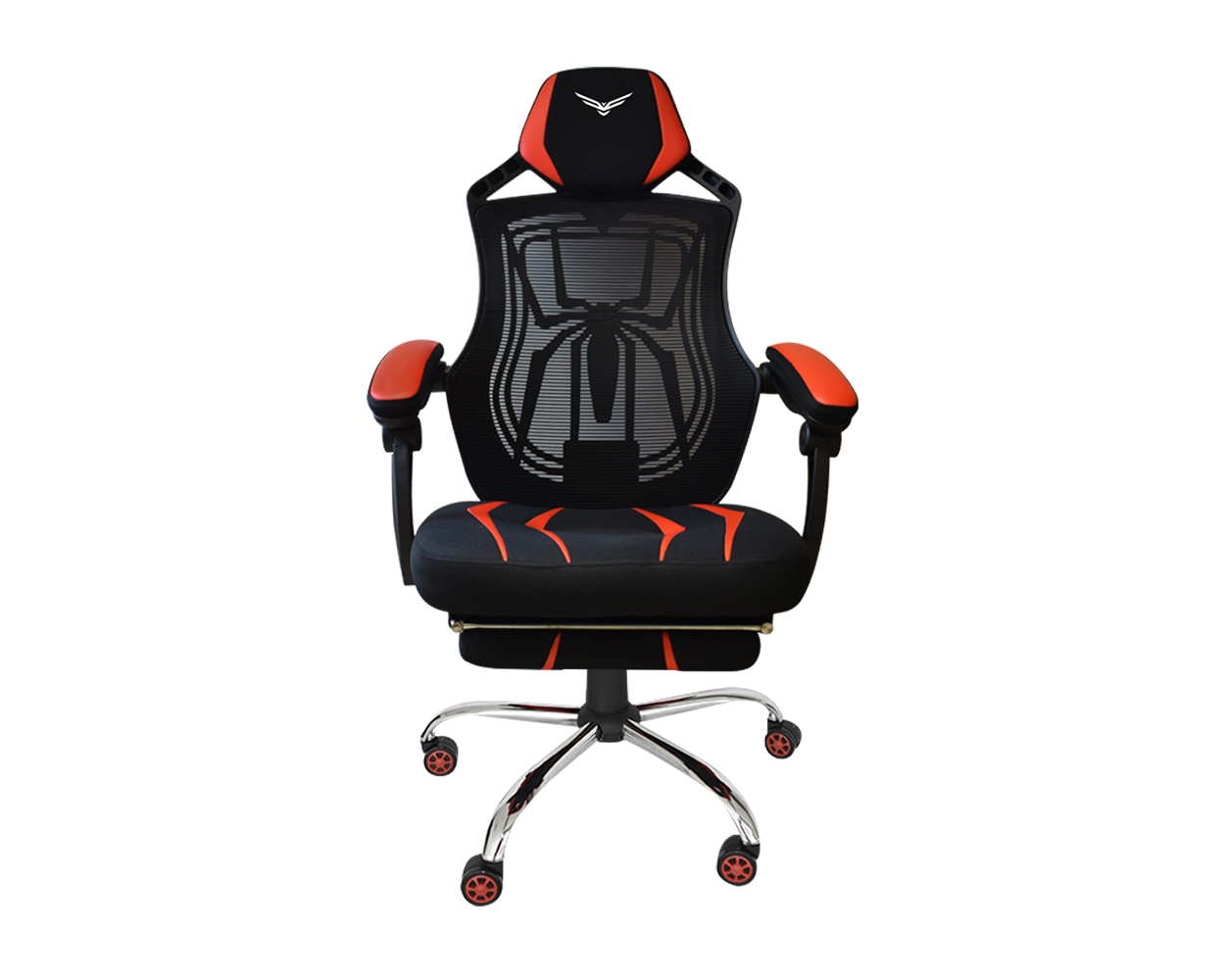 Silla gaming naceb technology na-0928 - gamer, asiento acolchado, negro/rojo