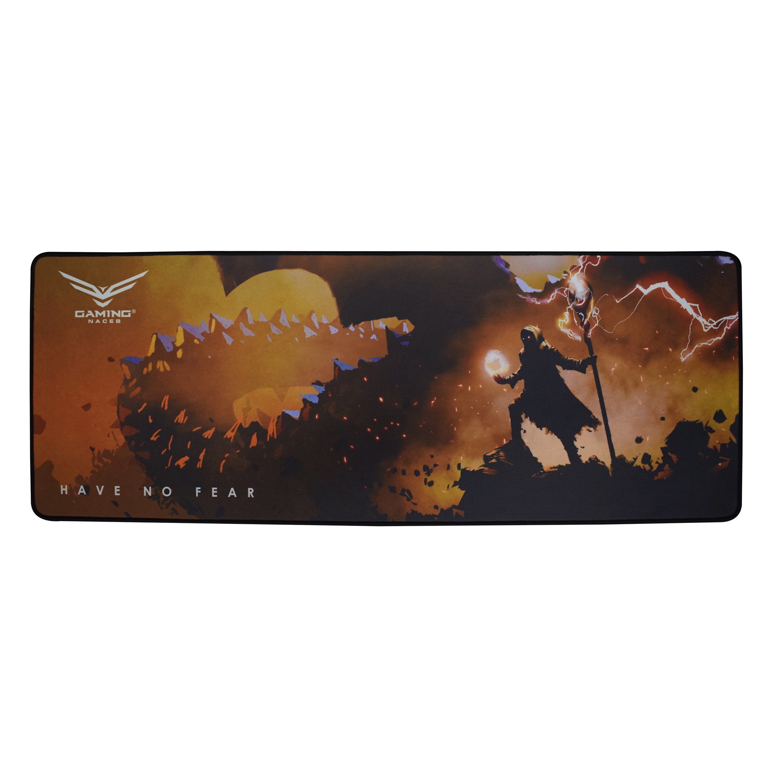 Mousepad gaming naceb the wizard naceb technology na-0957 - cuacho/microfibra/multispandex seda