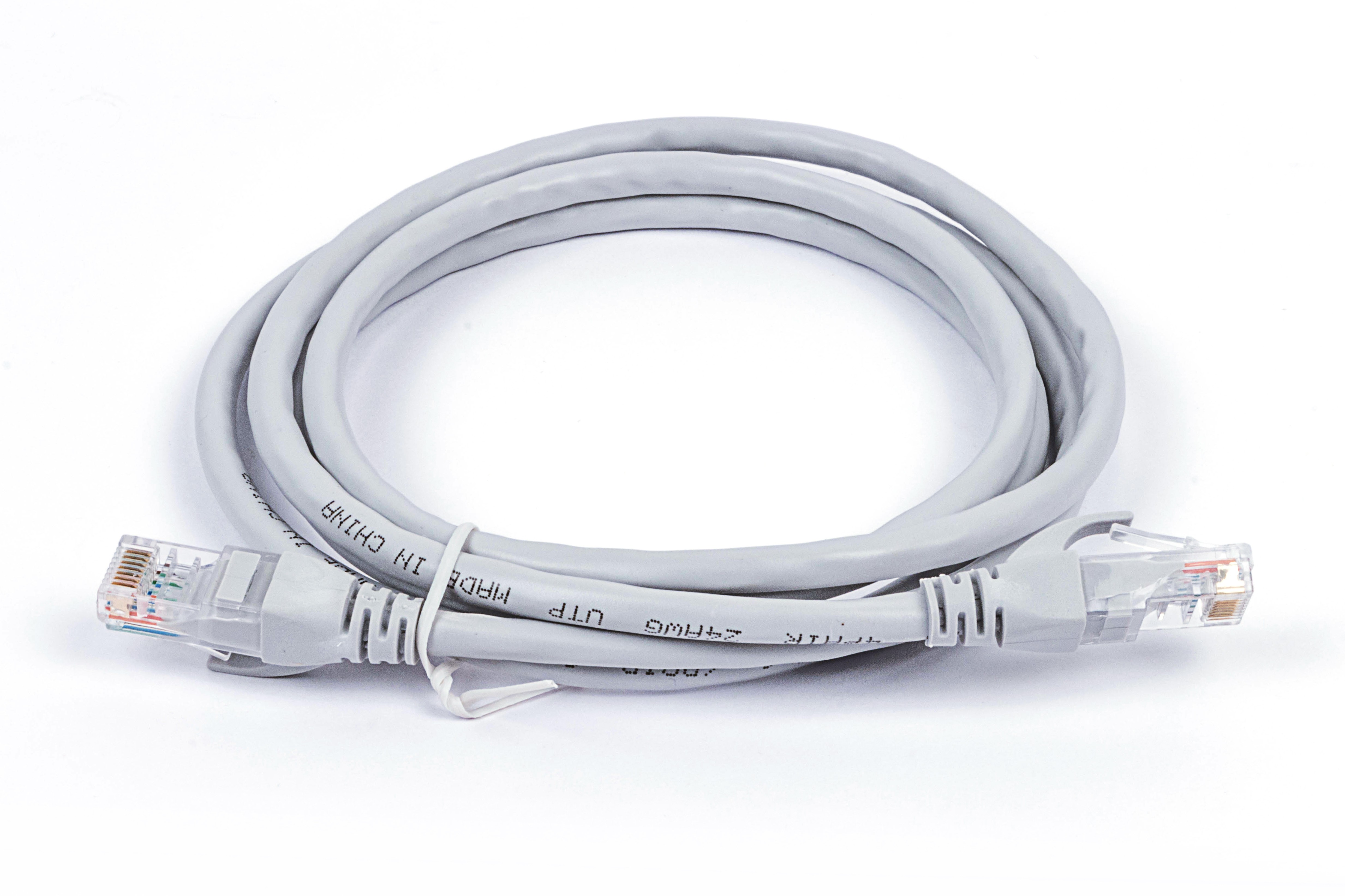 Cable de parcheo naceb technology - 1, 5 m, gris