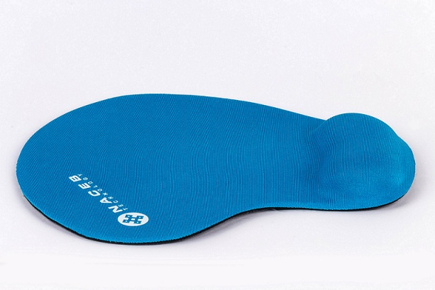 Mouse pad naceb technology - azul, gel