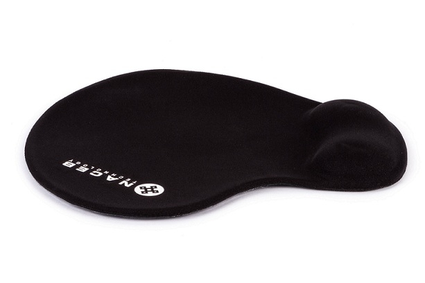 Mouse pad naceb technology - negro, gel