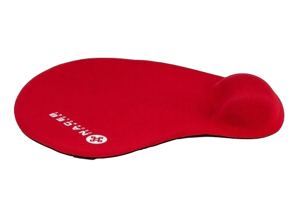 Mouse pad naceb technology - rojo, gel