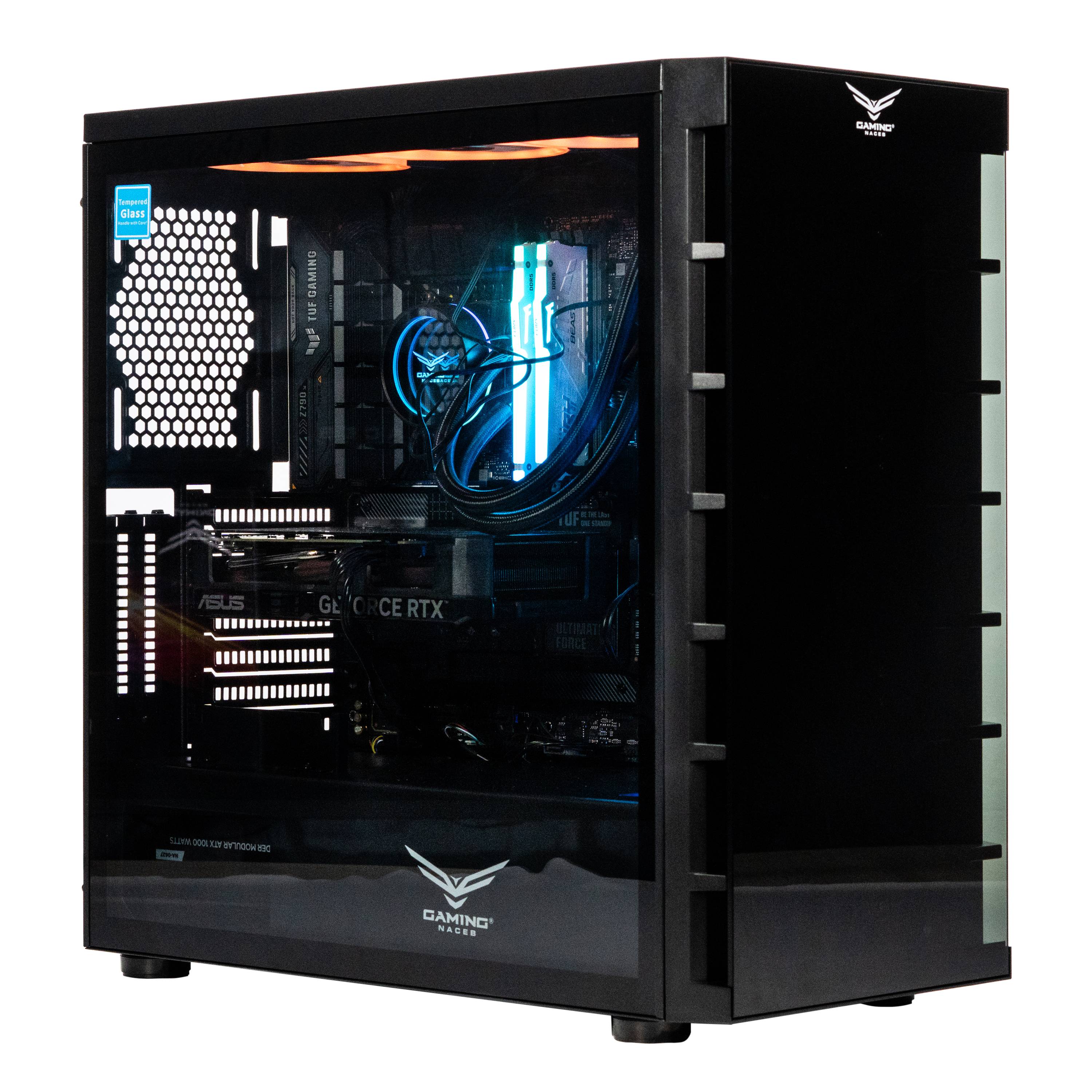 Computadora gamer naceb intel i7-14700f - rtx 4060, 32gb ddr5, ssd 2tb   480gb, win prueba