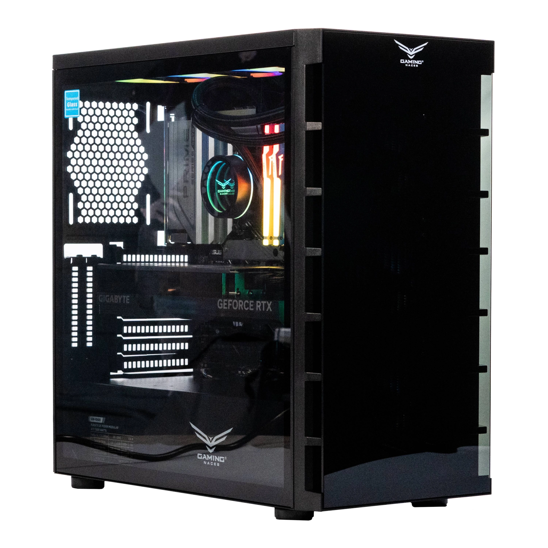 Computadora gamer naceb amd ryzen 9 7900 - rtx 4080, 32gb, ssd 2tb   480gb, win prueba