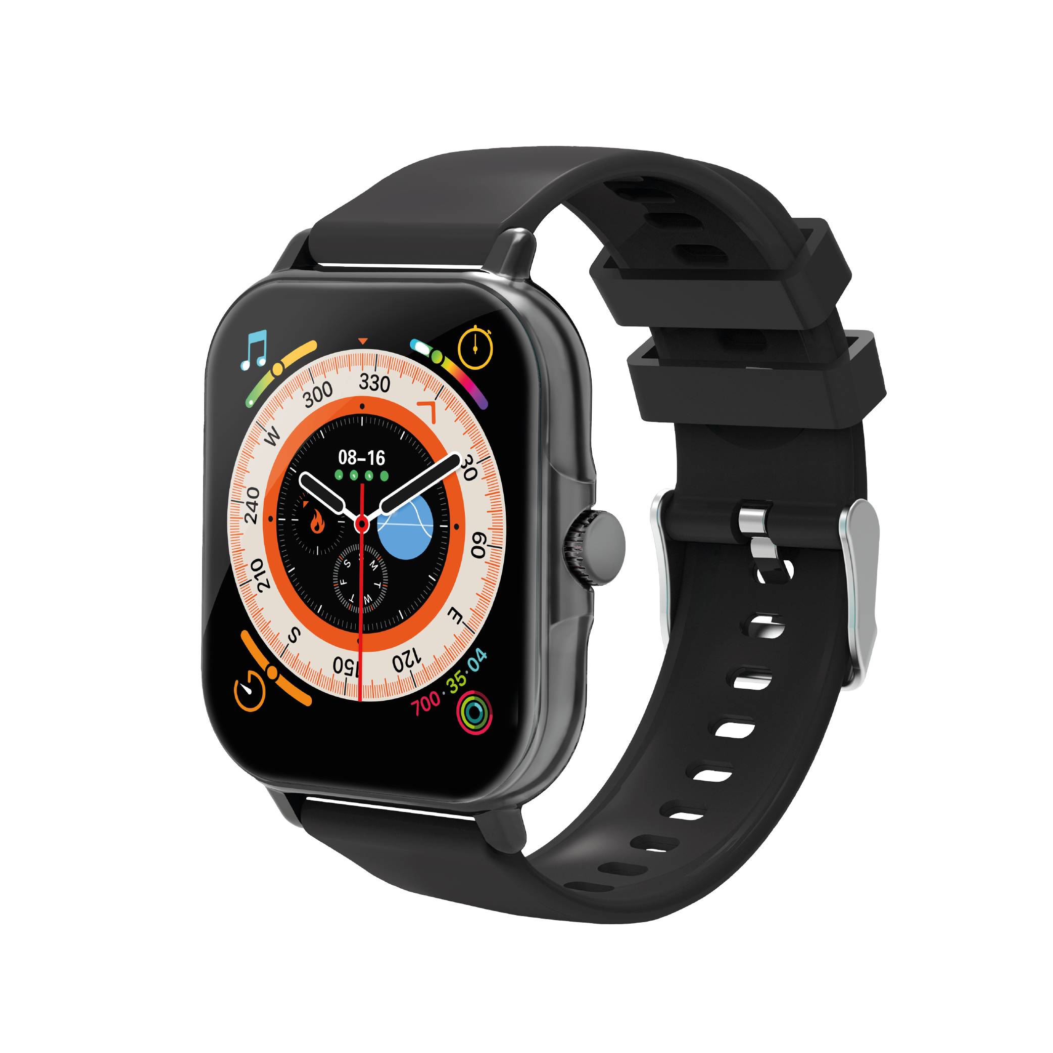 Smartwatch necnon nsw-201 1.81 pulgadas full touch ip67 bt 5.0 android/ios