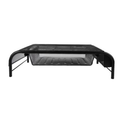 Soporte organizador nextep ne-163l de malla para laptop/monitor con cajón dimensión 53 cm x 30cm x 14 cm