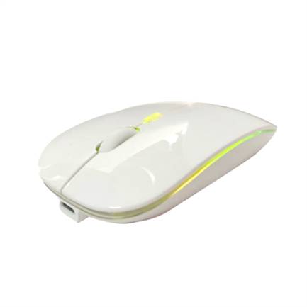 Mouse inalámbrico nextep ne-412b color blanco delgado/silencioso