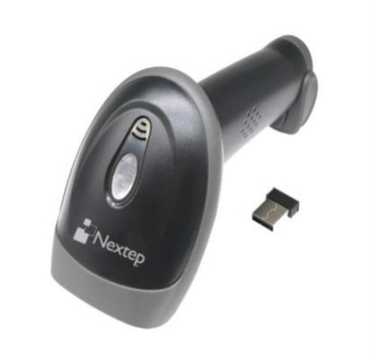 Lector de códigos de barra y qr nextep inalámbrico (1d/2d) usb