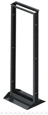 Rack de piso north system north001 - negro, aluminio, independiente, 95 kg, 45u