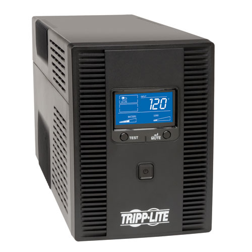 No-break tripp-lite omni1500lcdt - 1500 va, 810 w, 8 h, negro, hogar y oficina