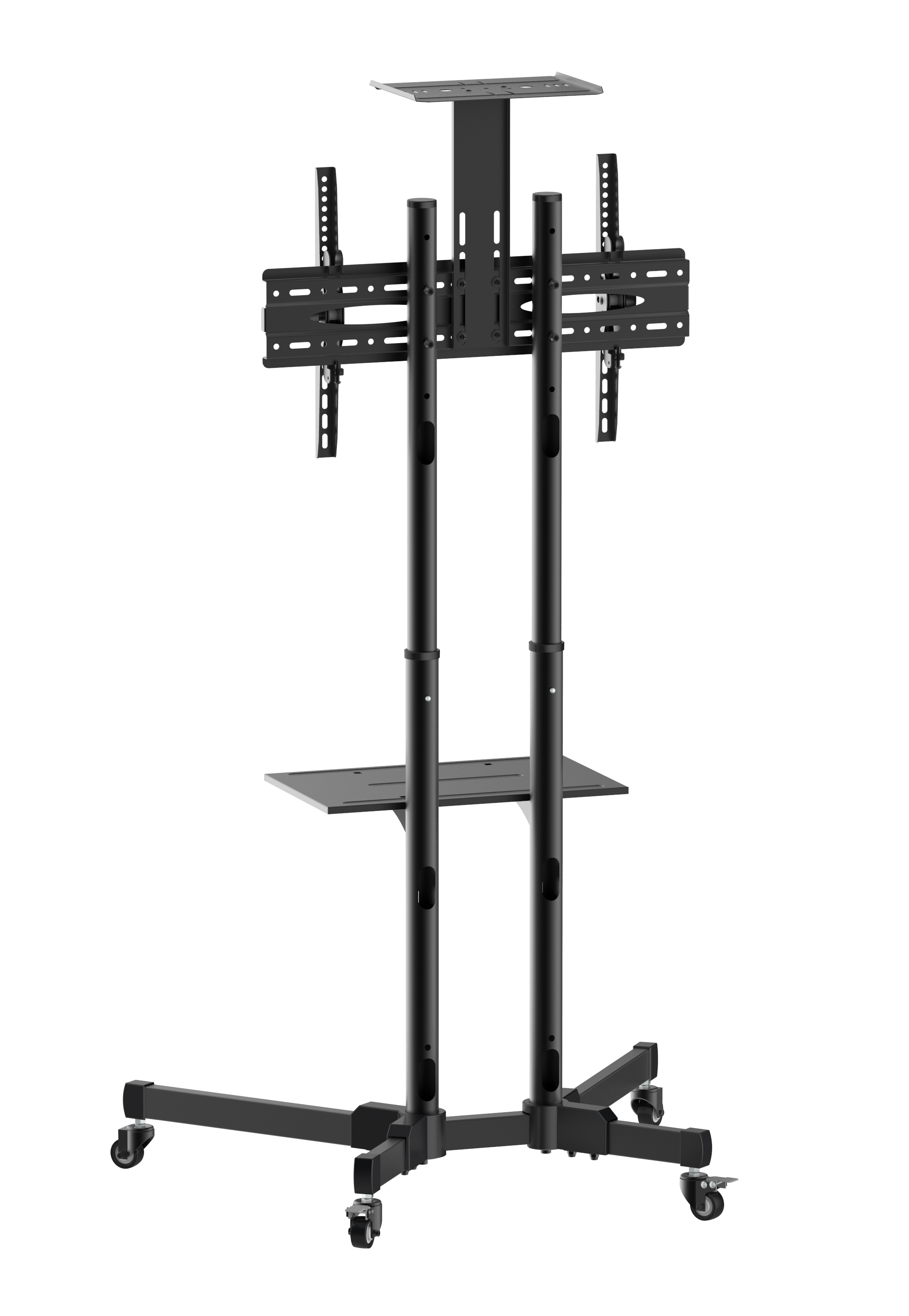 Soporte de carrito ovaltech ovtv-ca3770 móvil para tv de 37 pulgadas a 70 pulgadas (resistencia 50kgs)