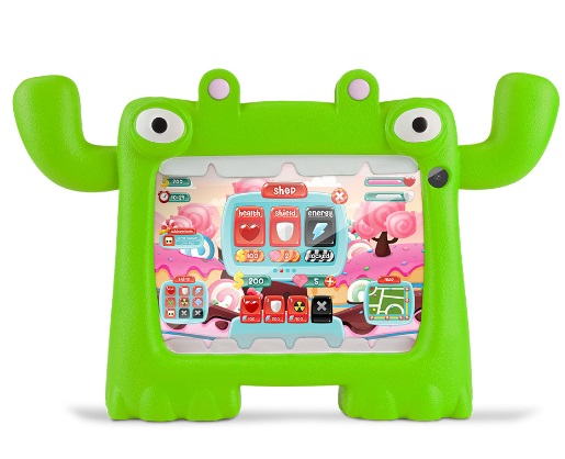 Tablet vorago pad-7-kids 7 pulgadas android 11 quadcore 2gb 32gb dualcam wifi bt gms funda verde