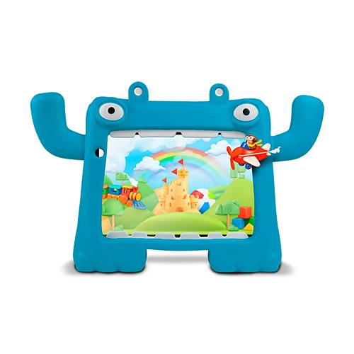 Tablet vorago pad-8-kids 8 pulgadas android 13 quadcore 4gb 64gb ips 2mp 5mp wifi bt gms funda azul