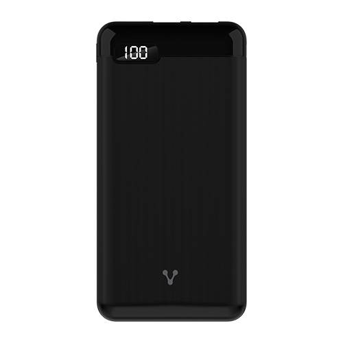 Power bank vorago pb-560 20 - 000 mah negro usb y tipo c lcd