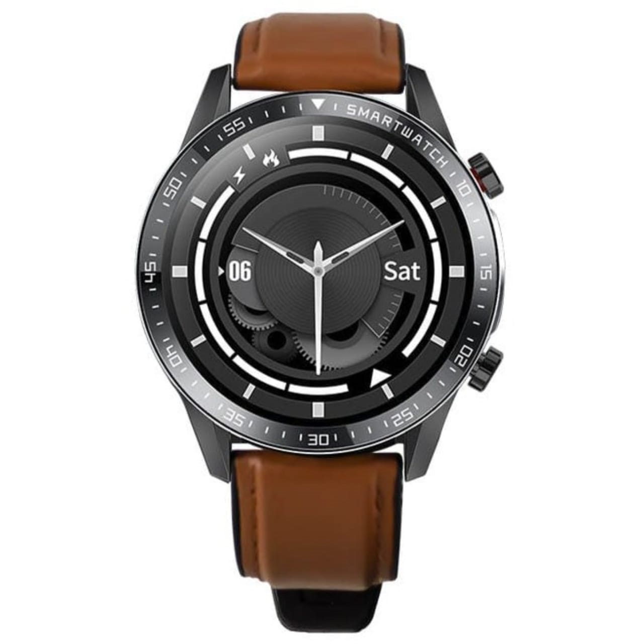 Smartwatch  perfect choice basalto - metal/cuero