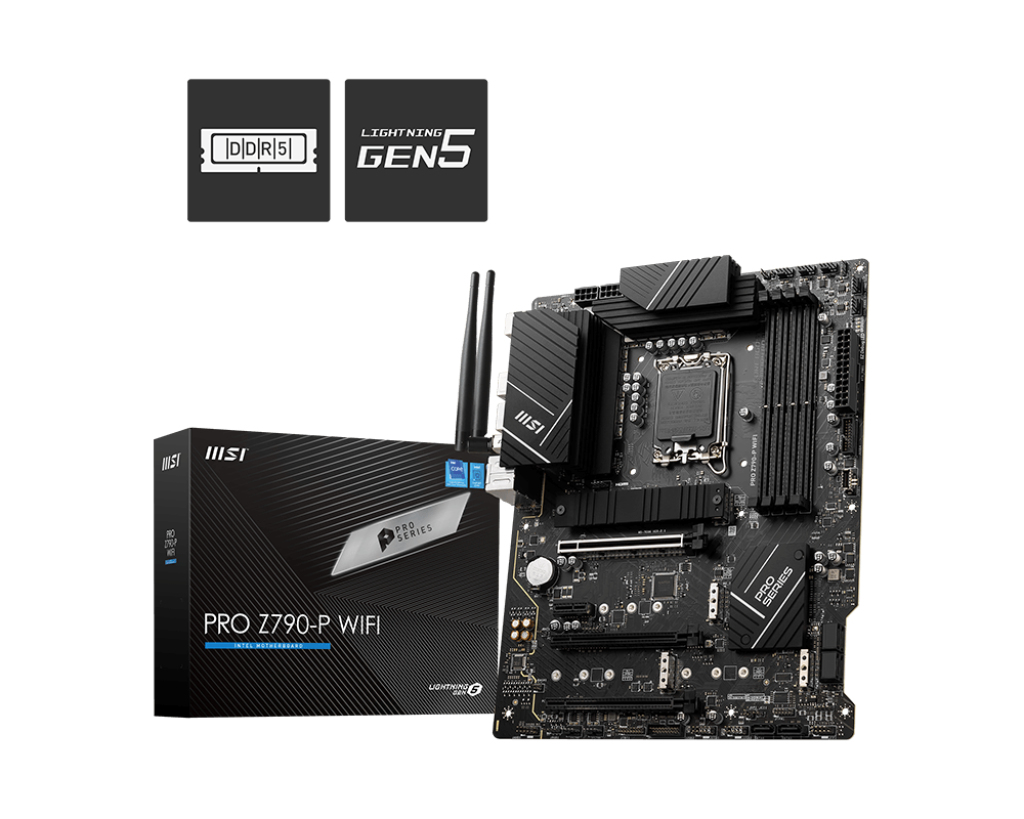 Motherboard msi pro z790-p wifi - intel chipset - socket lga-1700