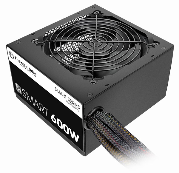 Fuente de poder thermaltake smart 600w - 600 w, negro