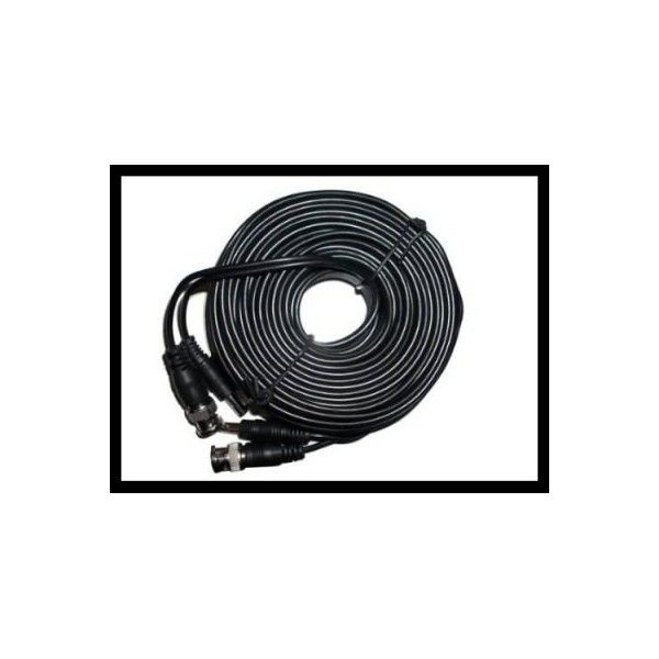 Cable de video y energía dahua technology px-cbl20m - negro, cableado por bnc