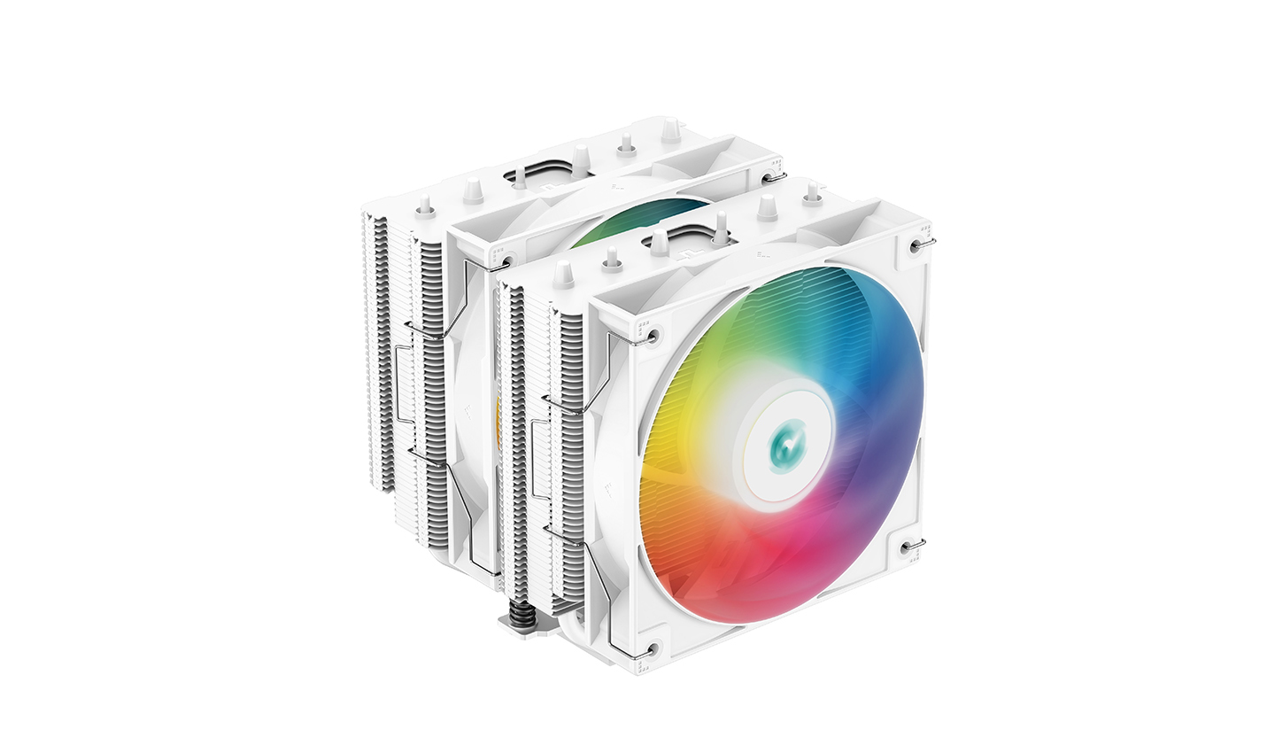 Disipador deepcool ag620 wh argb (r-ag620-whanmn-g-2)