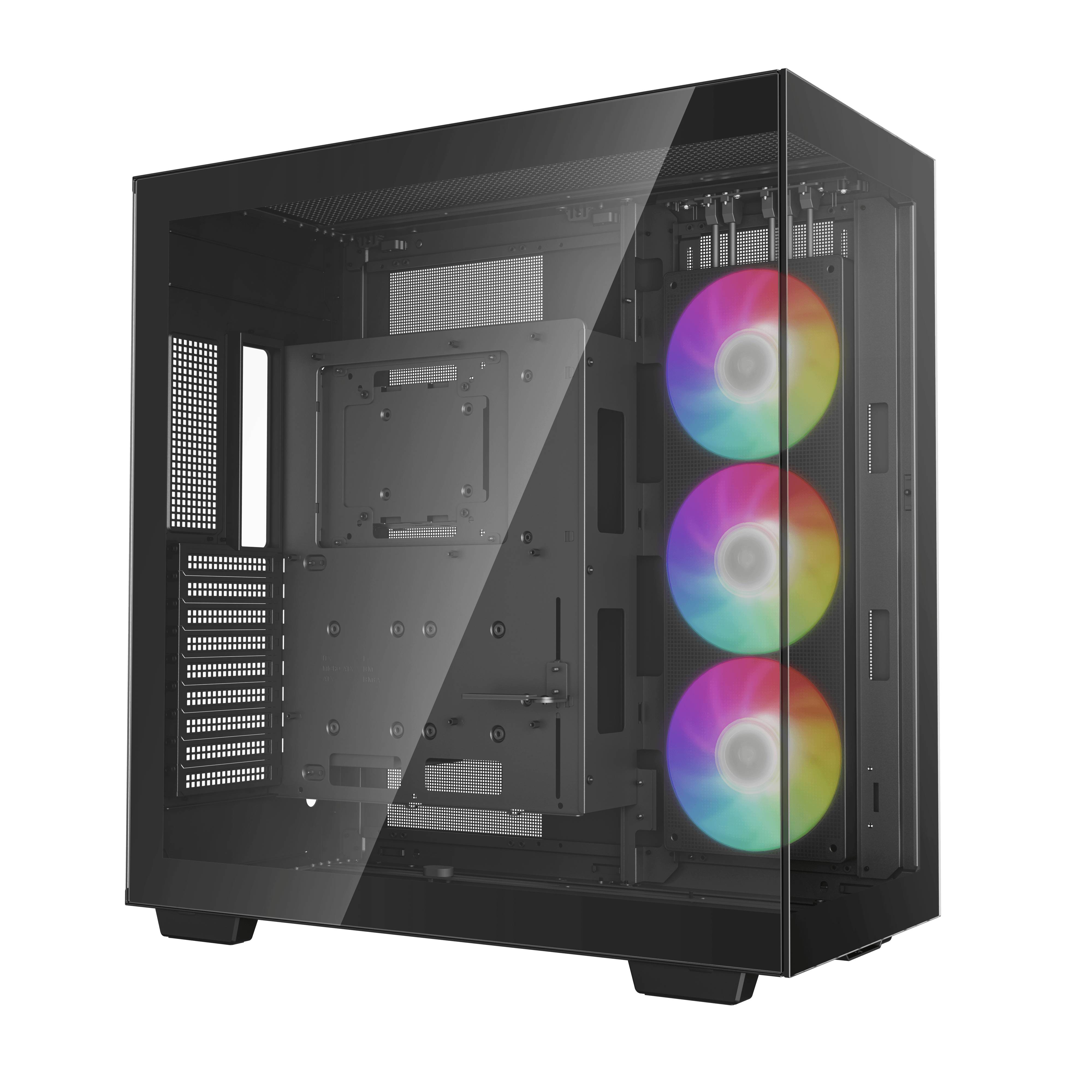 Gabinete deepcool r-ch780 - mini atx; e-atx, gpu de hasta 480 mm. capacidad 9 ventiladores de 120mm o 140mm. 3 radiadores de 420mm. usb3.0×4 audio×1, tipo-c