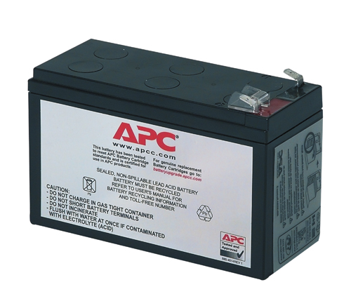 Batería de reemplazo rbc17 apc - negro