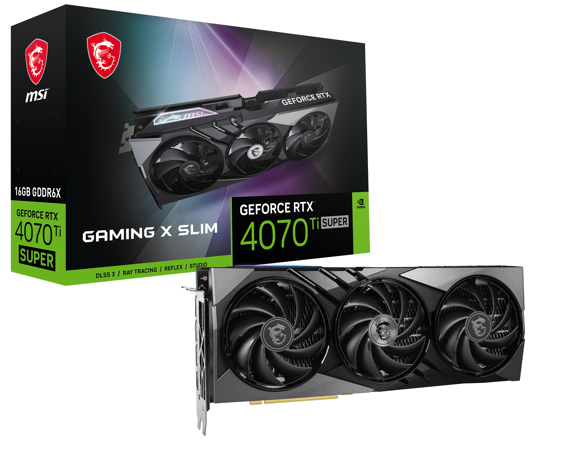 Msi rtx 4070 ti super 16g gaming x slim