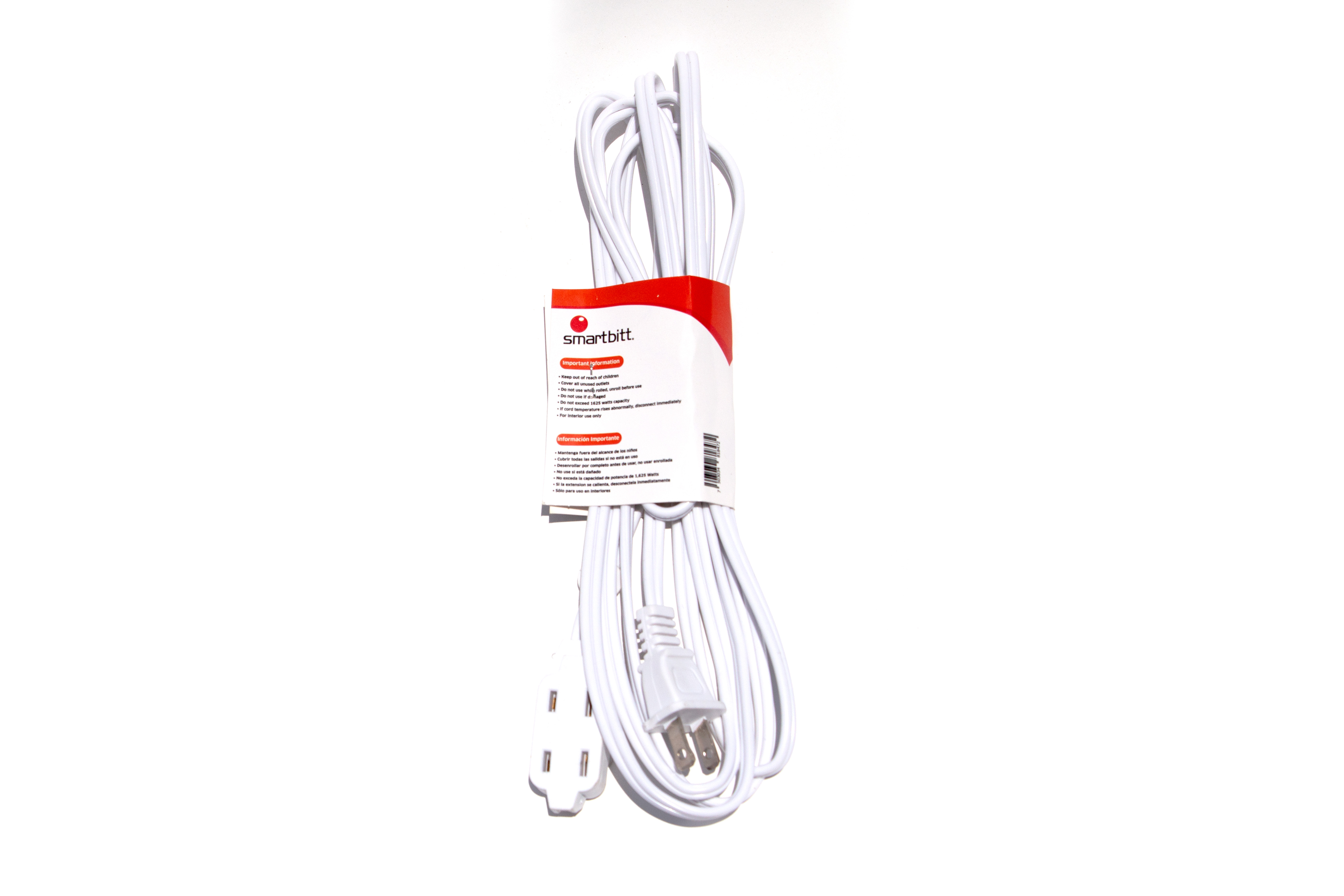 Extensión domestica smartbitt sbec-dom03m - blanco, 3, 3 m