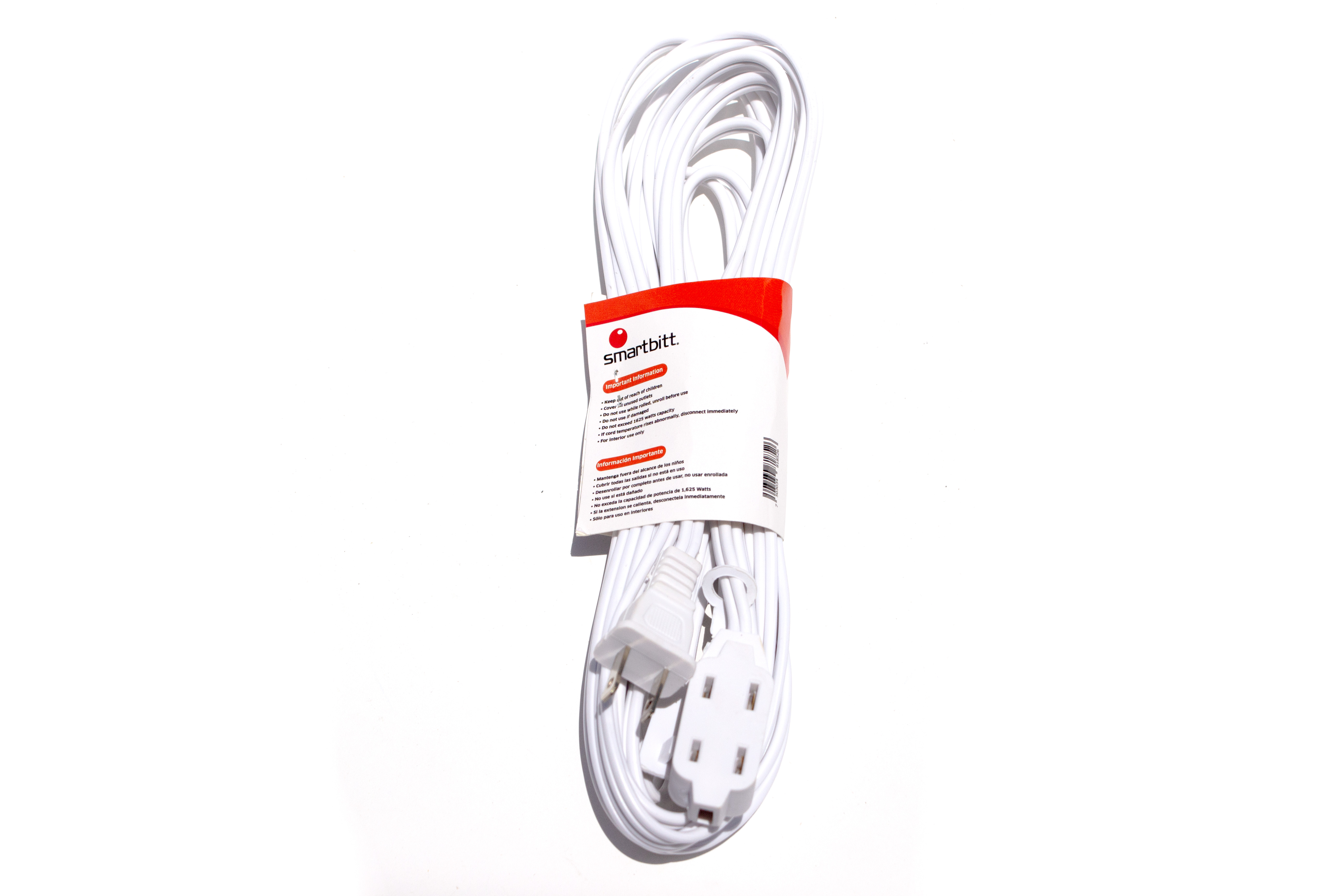 Extensión domestica smarbitt sbec-dom05m - blanco, 3, 5 m