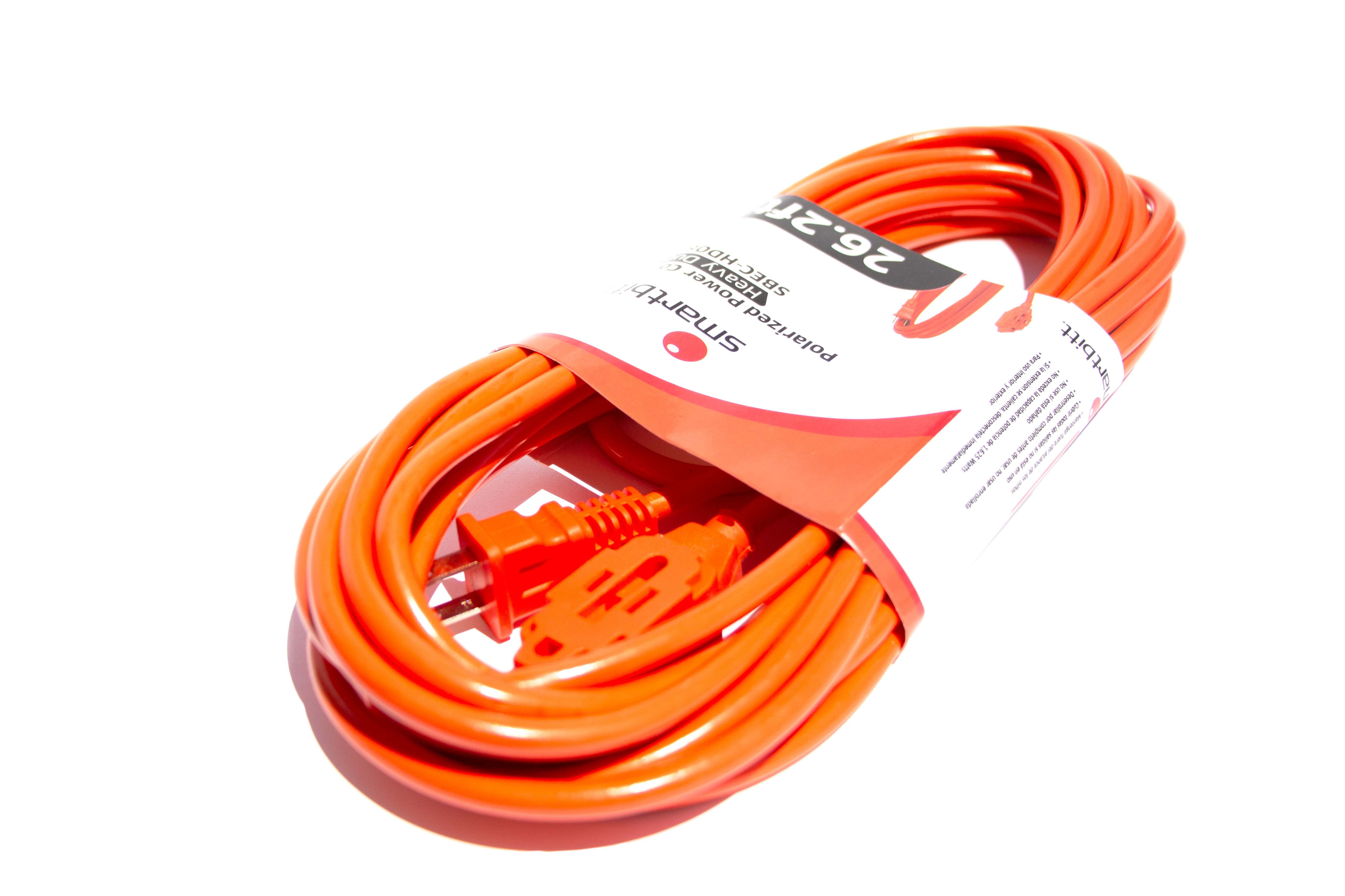 Extensión de uso rudo smartbitt sbec-hd08m - naranja, 3, 8 m