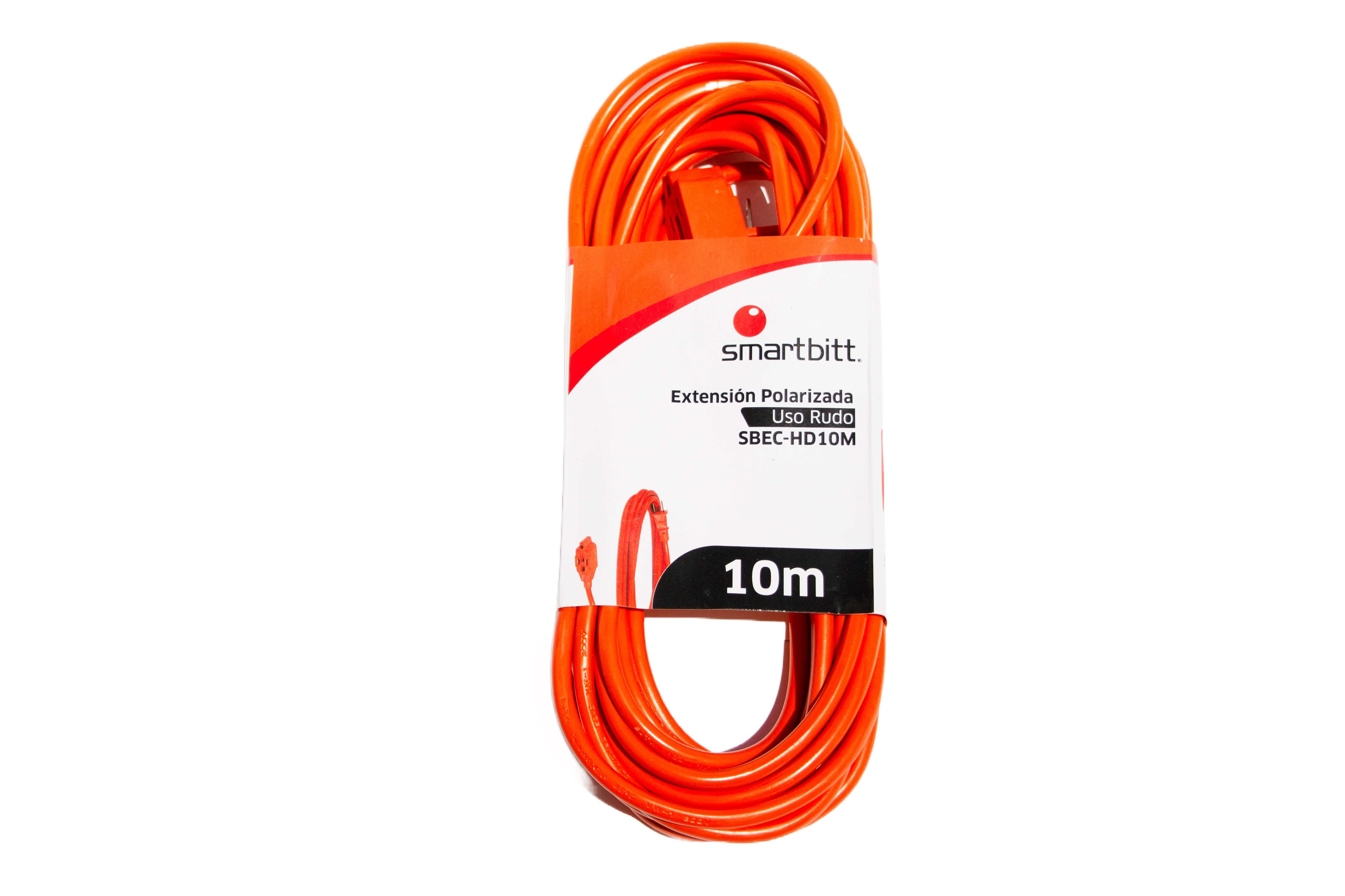 Extensión de uso rudo smartbitt sbec-hd10m - naranja, 3, 10 m