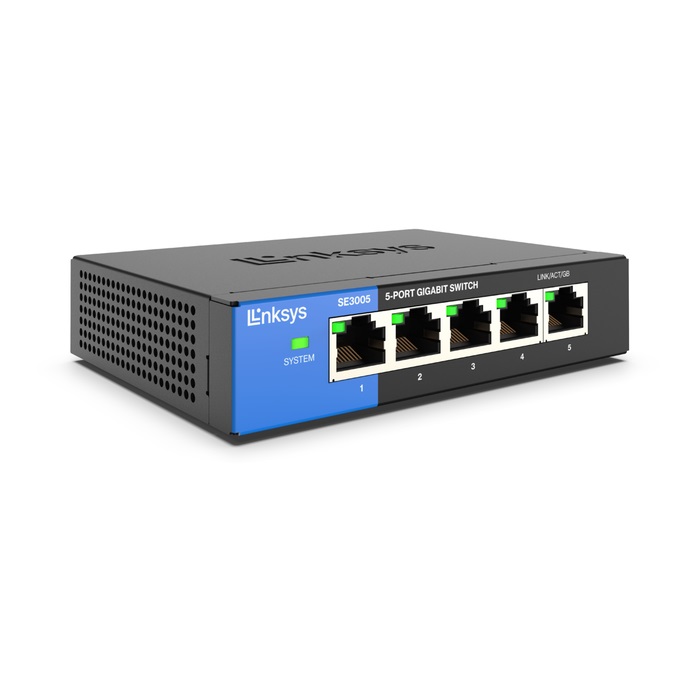 Switch linksys se3005 5 puertos 10/100/1000