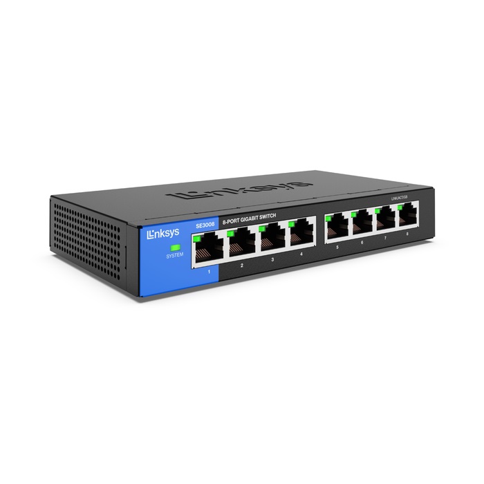 Switch linksys se3008 8 puertos 10/100/1000