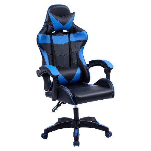 Silla gamer negro/azul stylos. sgsi02a