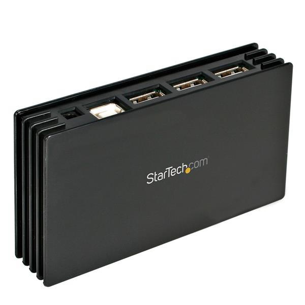 Concentrador hub startech.com - 480 mbit/s, negro