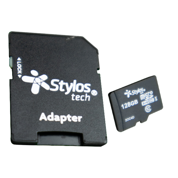 Memoria micro sd 128gb c/a stylos. stms1281b