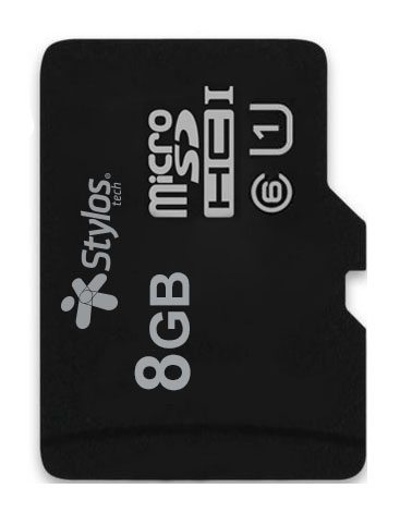 Memoria micro sd 8gb s/a stylos. stmsds1b