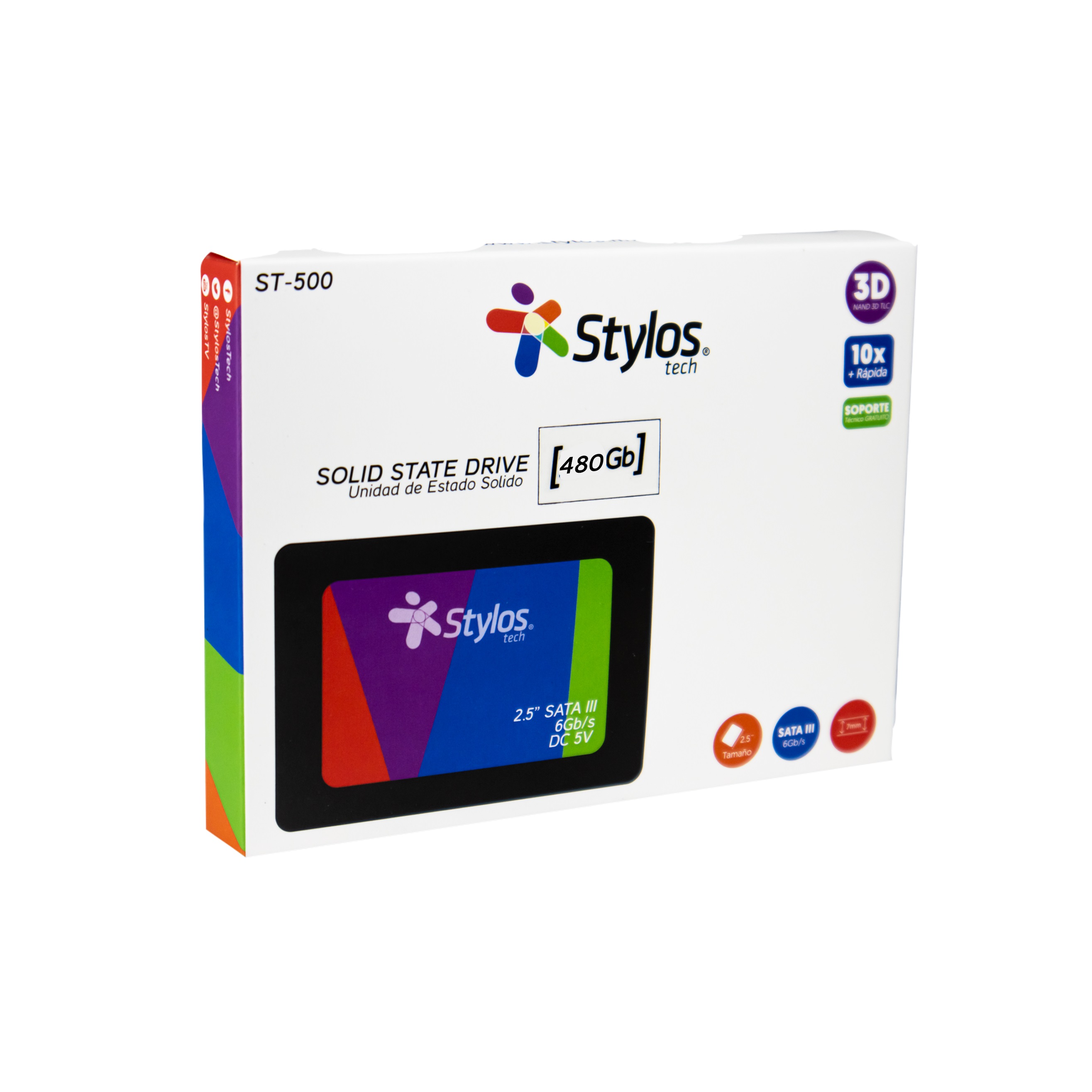 Memoria ssd 480gb stylos. stmssd3b